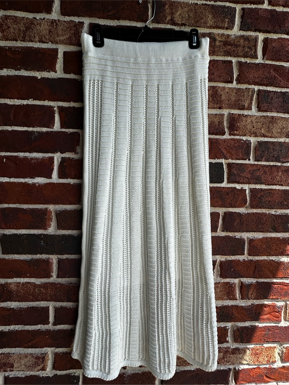 Philosophy Cream Knit Maxi Skirt